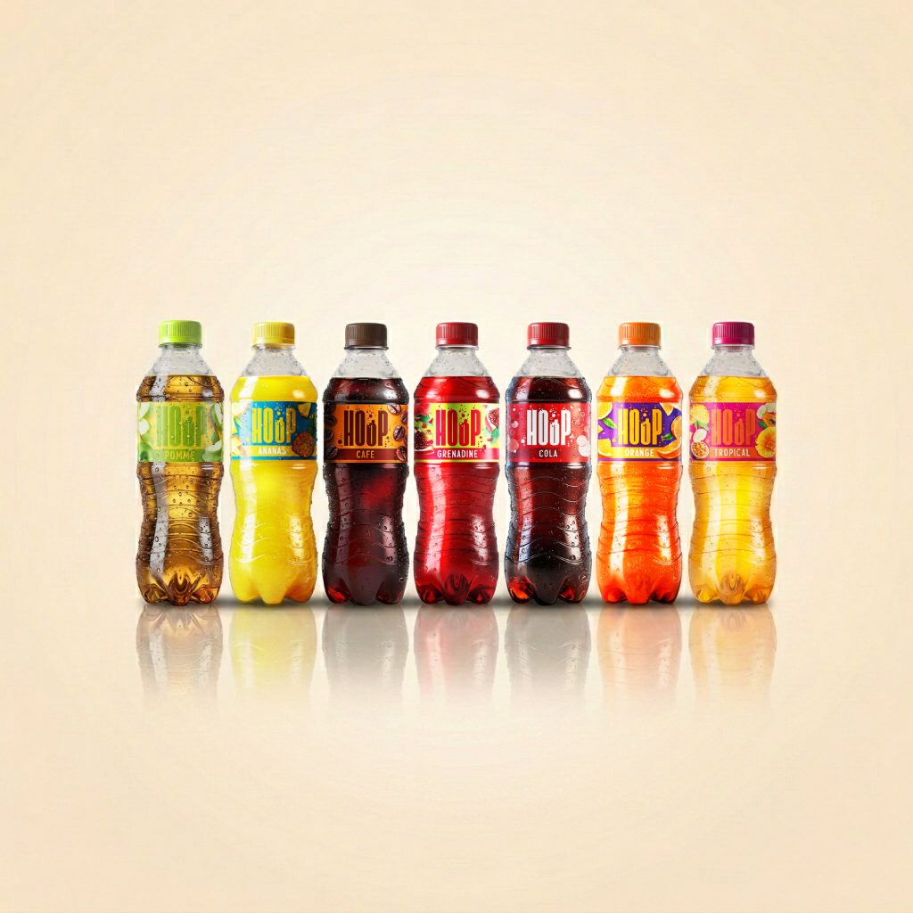 HOOP Carbonated Juices range